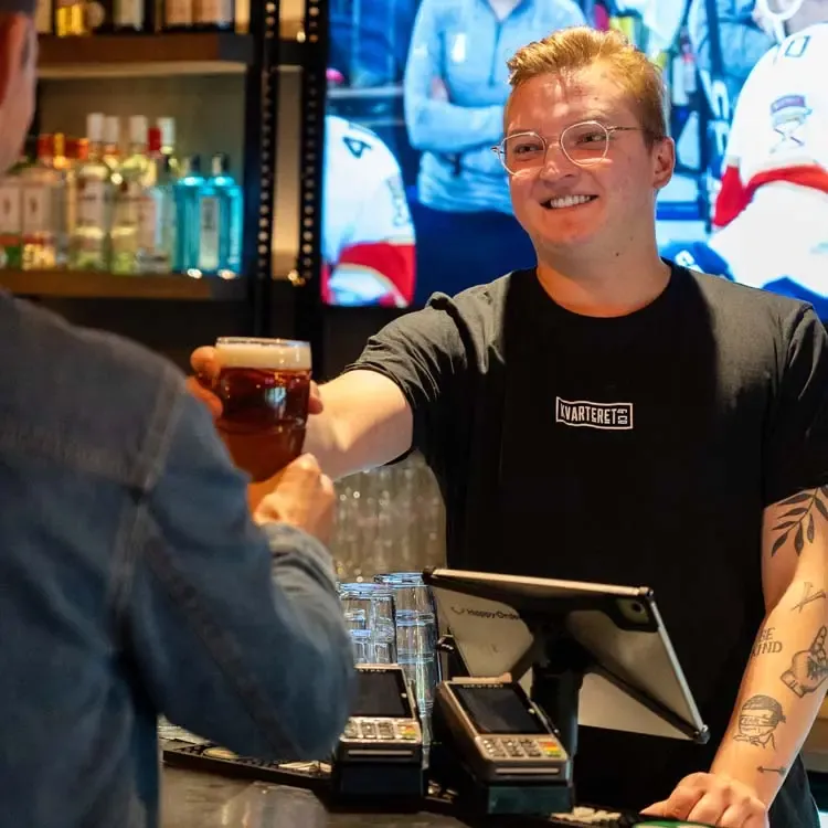 Happy Orders kassautrustning för restauranger